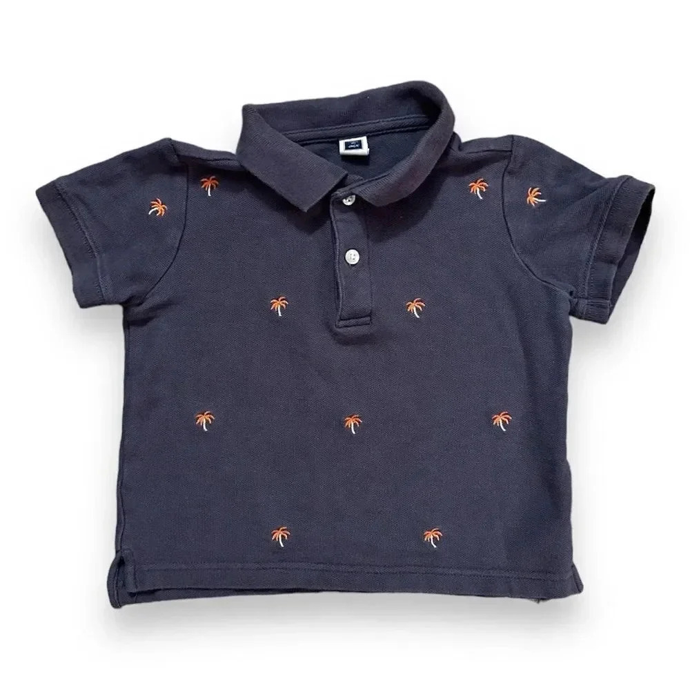 Janie & Jack | Boys’ Palm Tree Polo (2T) 🌴